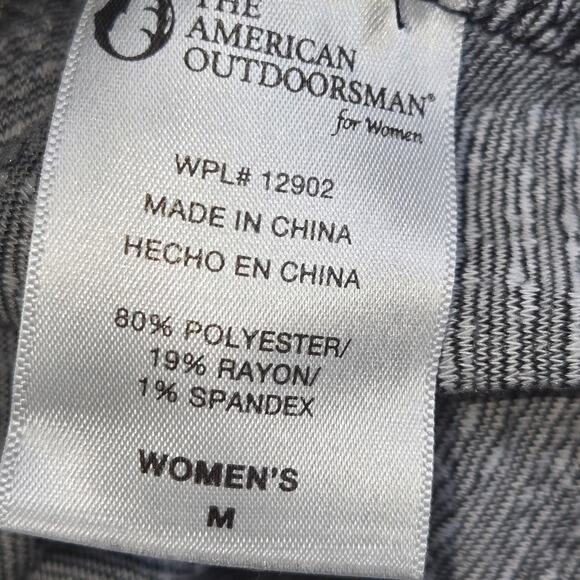 American Outdoorsman For Women Mock Neck Jacquard Pullover. Size Medium. - Picture 8 of 8